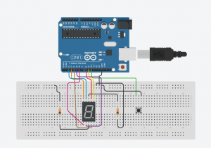 Seven Segment Display Counter with Arduino Uno - Prgmine