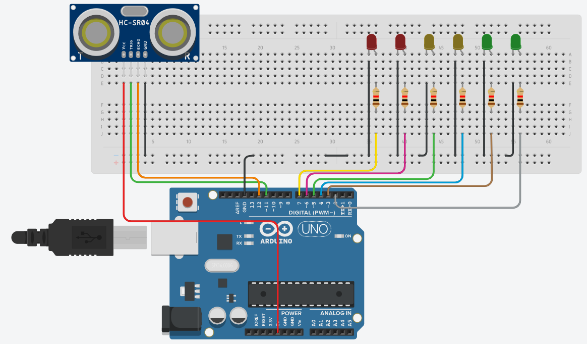 Arduino Uno Circuit Diagram With Leds